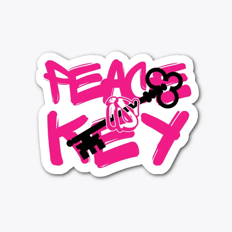 Peace is Key - Pink