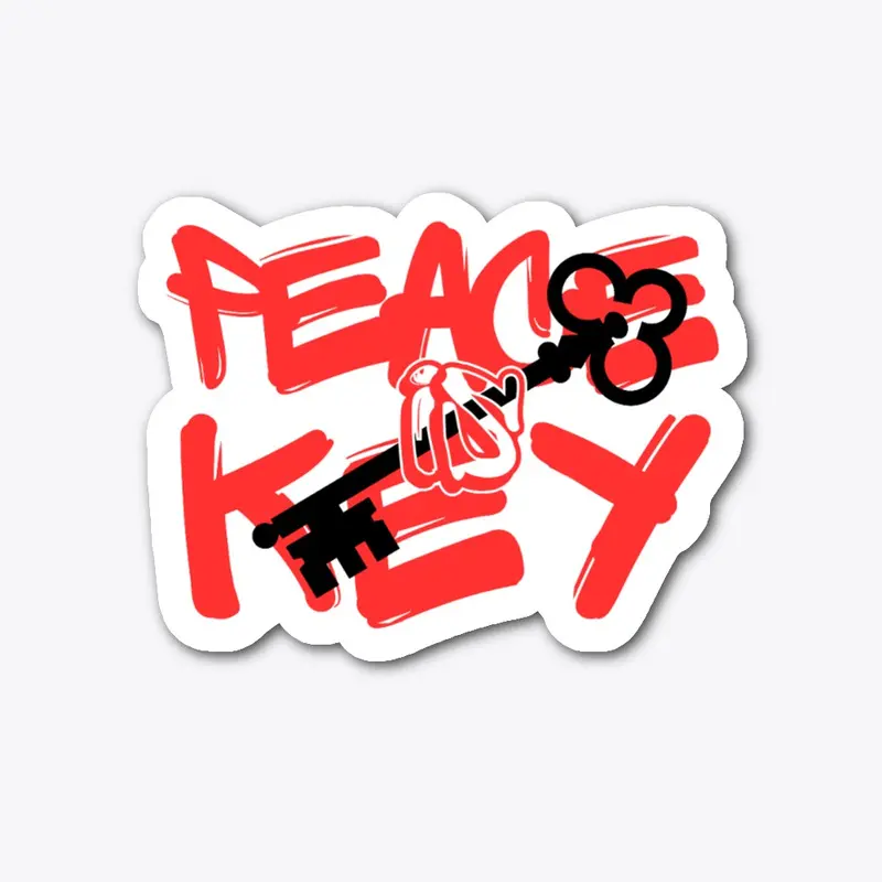 Peace is Key - Red